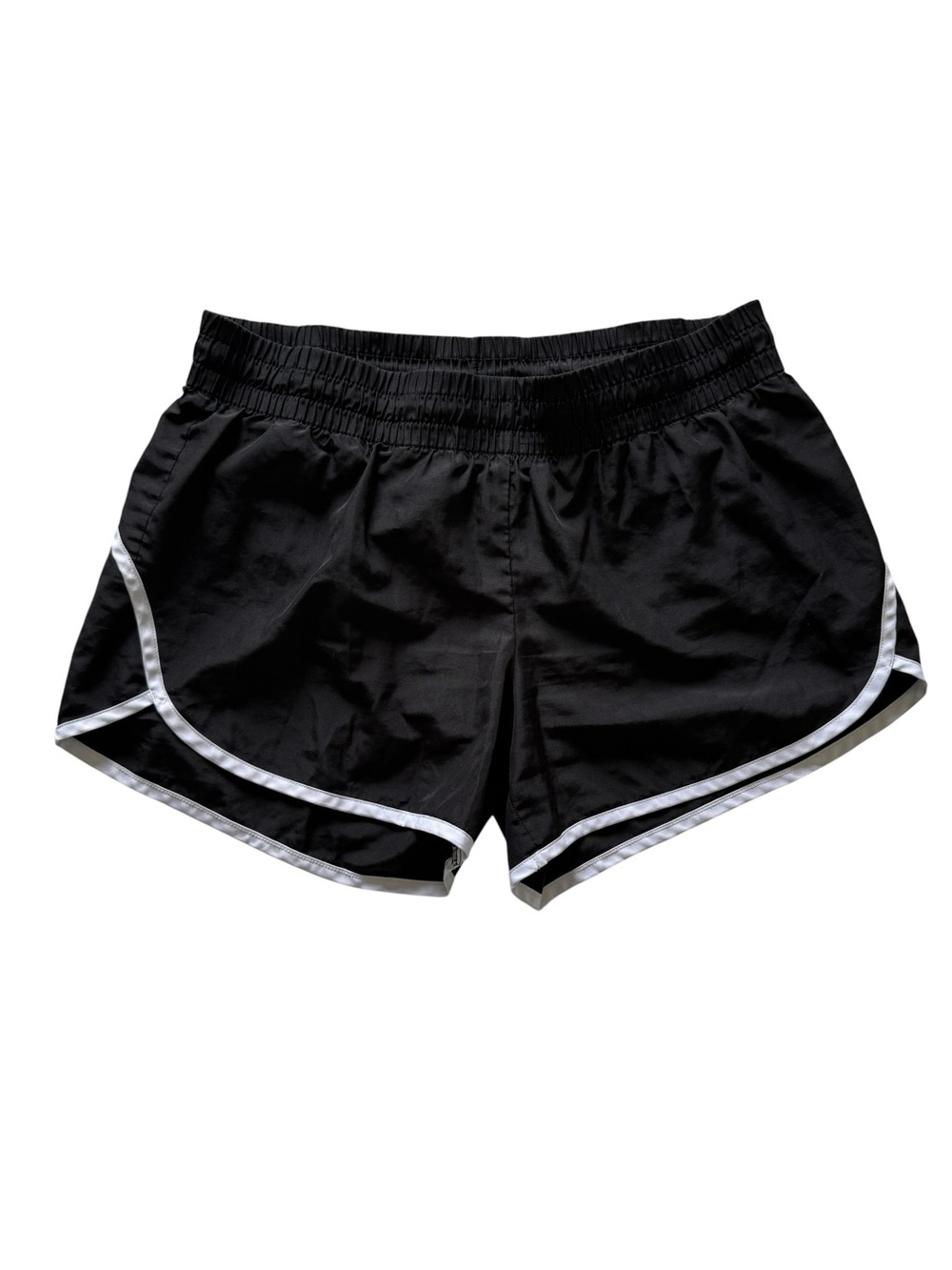 Athletic Works Black Shorts with White Trim